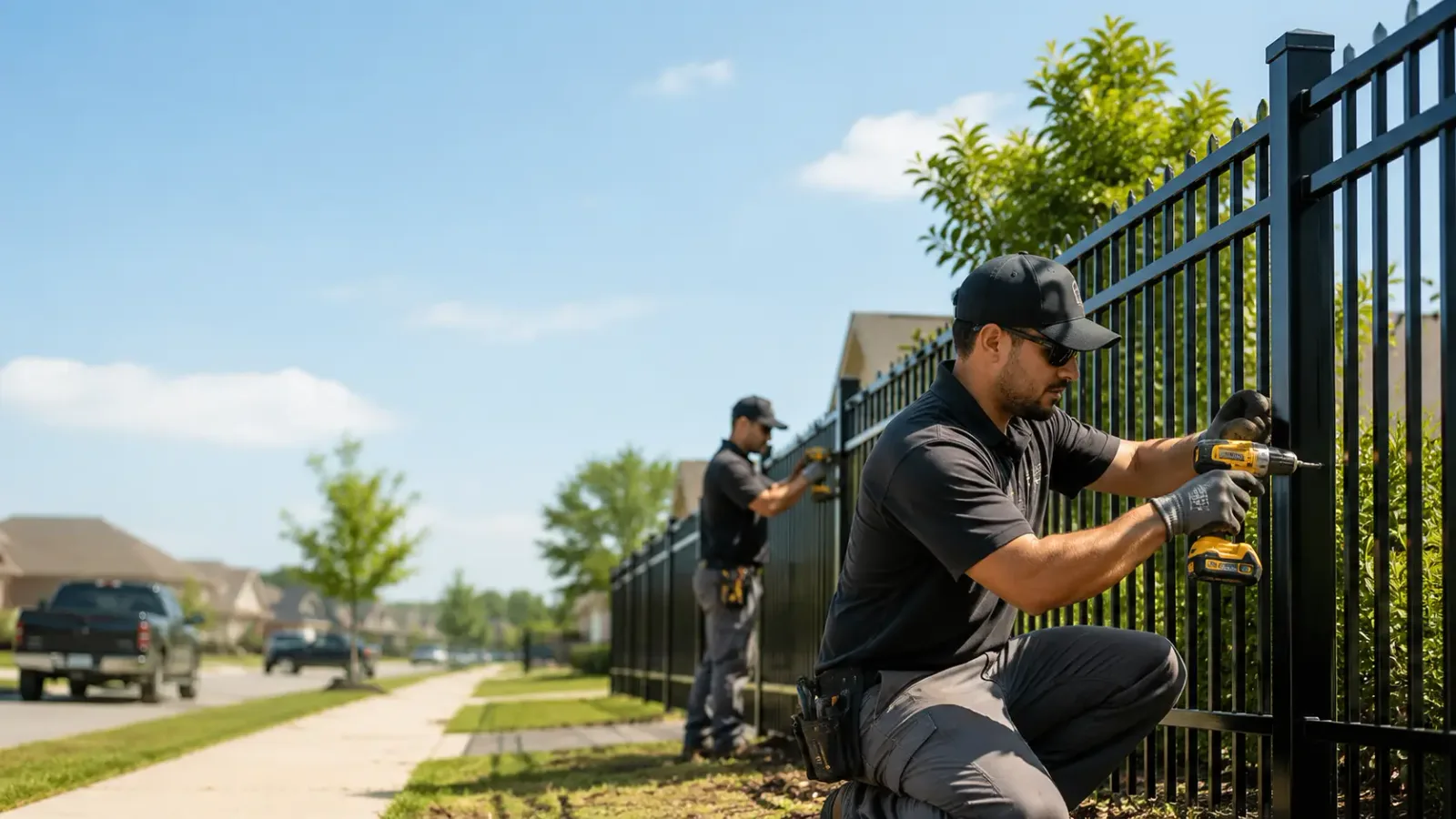 Metal Fence Installation in Dover, TN